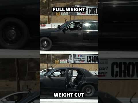 Cutting 1000lbs off a car makes it HOW MUCH Faster??