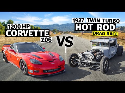 1,400hp Corvette vs. 600hp ’27 Dodge. Twin Turbo LS Done Two Very Different Ways! // This vs. That