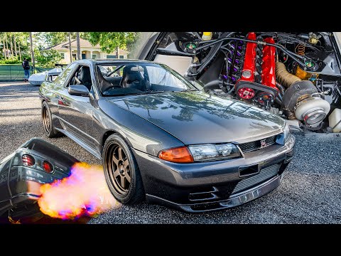 BADDEST R32 GTR in the USA GETS EVEN FASTER! 1200HP Street Pulls and Dyno