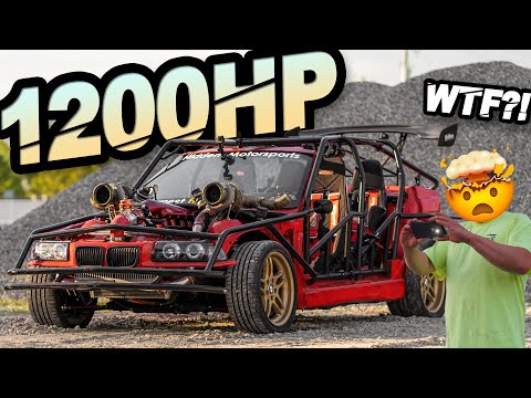 1200HP 4-Seater BMW Kart STUNS Everyone! Street Pulls 4-Deep (Inspired by Leroy the Savage)