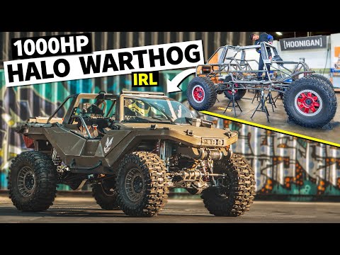 WE BUILT A REAL HALO WARTHOG WITH 1,000HP!