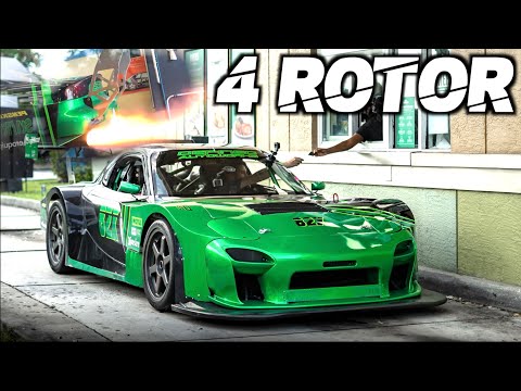 4 Rotor RX7 SCREAMS 11,000RPM 