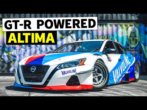 World’s Most Powerful Drift Car is a Nissan Altima?? Chris Forsberg’s WILD 1,300hp Altimaniac Build