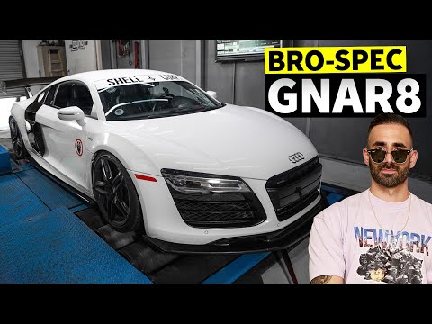 Dom Mazzetti’s Horsepower Gains?? How much POWER will his Supercharged R8 make!? // Dyno Everything