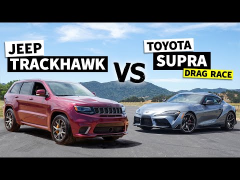 707hp Jeep Trackhawk vs. Tuned 2020 Supra Showdown // This vs. That