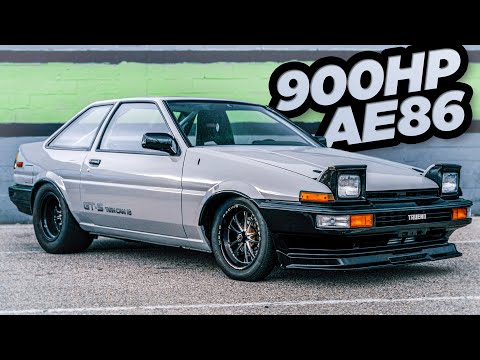 900HP Toyota AE86 Catches on FIRE During Street Pulls! (BUILD BREAKDOWN)