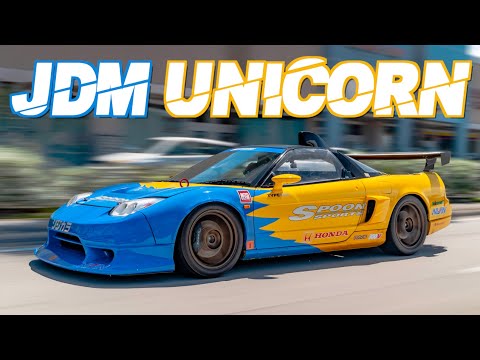 TURBO SPOON HONDA NSX-R GT Cruisin' Streets of Miami! “JDM UNICORN