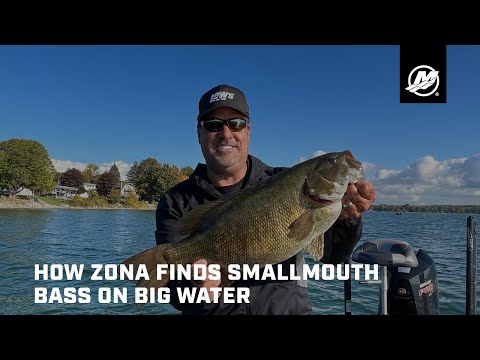 How Zona Finds Smallmouth Bass on Big Water