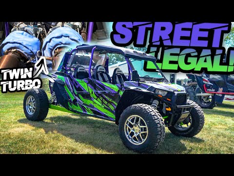 Street Legal 550HP Polaris RZR Turbo V8 Swap?! + 90PSI Diesel Compound Turbo Rat Rod!