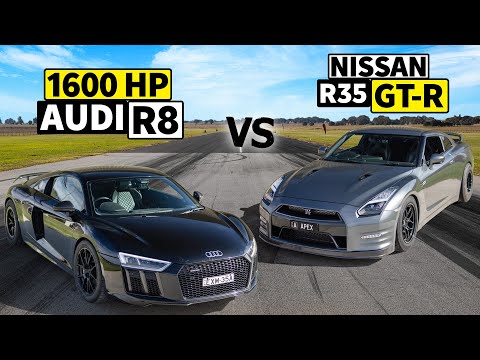 1650hp R35 GT-R vs 1600hp Audi R8 // THIS vs THAT Down Under