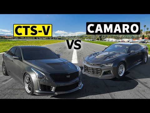 820hp Cadillac CTS-V vs 1040hp Camaro SS // THIS vs THAT