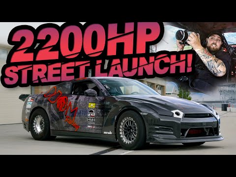 2200HP GTR Launch on BACKROAD! Terrifying Ride-Along (Low 7 Second GTR on the Street)