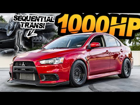 1000HP Evo X - Sequential Trans + 55PSI + 10,000RPM (6 Year Build Transformation)