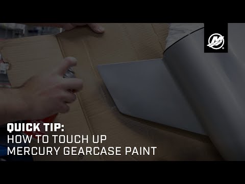 How to Touch Up Mercury Gearcase Paint