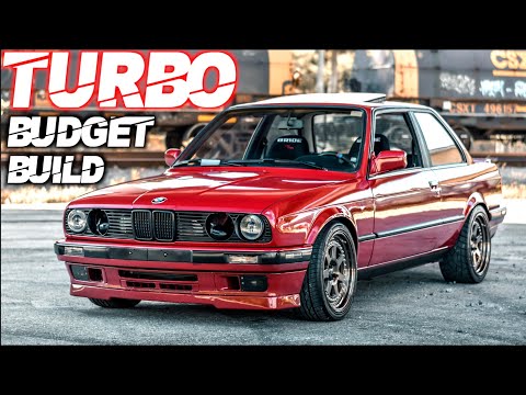 Turbo E30 BMW SHREDS Tires on the Street! ($150 EBAY Turbo Budget Build)