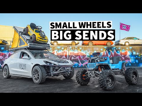 The Hoonicorn of Power Wheels!? (1,000cc/105hp/4x4) fire jumps in the Burnyard // Build Breakdown