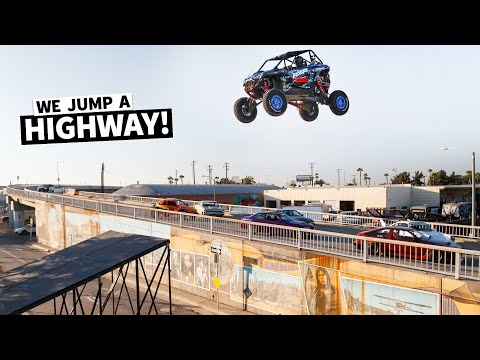 [HOONIGAN] Jump Cuts: SENDING IT in the Streets of Long Beach! In The New Polaris RZR Pro R