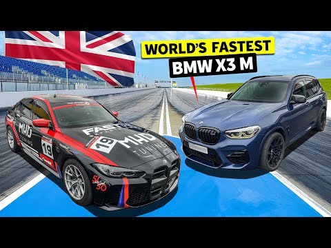 Can the World's Fastest BMW X3 M Beat a 1200hp BMW G80 M3 in a Drag Race?