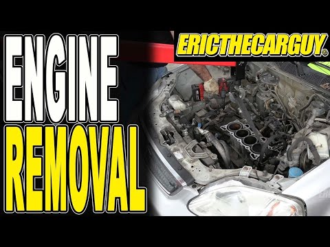 Salvage Yard Civic Engine Removal