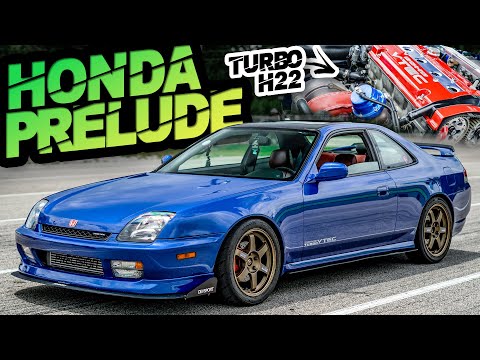 Turbo H22 Prelude Ride Along (Mustang Owner Laughs at Honda then gets Humbled!)