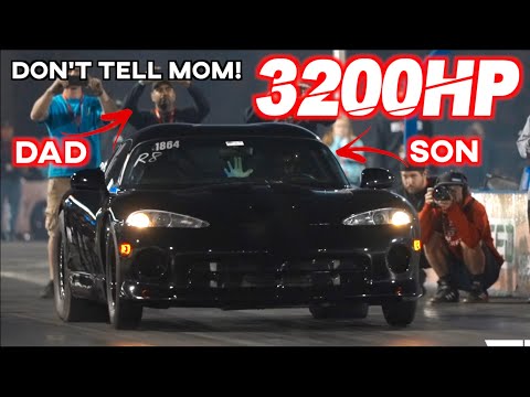 18 Year Old Kid Drives Dad's 3200HP Viper for the First Time! (Legendary Viper Passed Down to Son)