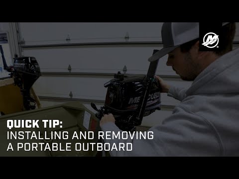 Quick Tip: Installing and Removing a Portable Outboard