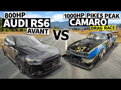 800hp 2021 Audi RS6 Avant vs 950hp 1967 Camaro Pikes Peak Special // THIS vs THAT