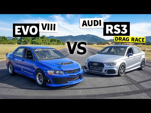 AWD Power Battle: Audi RS3 vs. Mitsubishi Evo // This vs. That