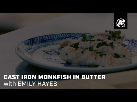 Cook Your Catch: Cast Iron Monkfish in Butter