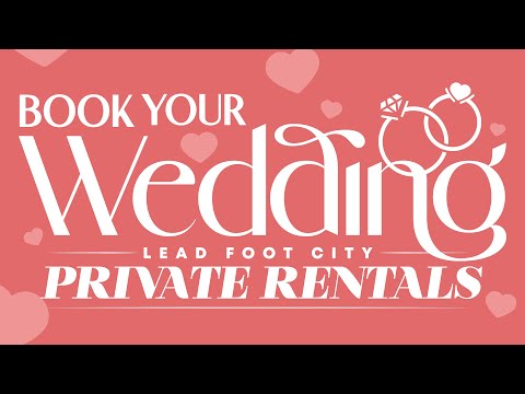 Book your Wedding at Lead Foot City