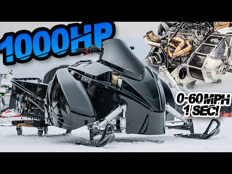 1000HP Snowmobile?! 160MPH in 3 Seconds! (World's FASTEST Snowmobiles)