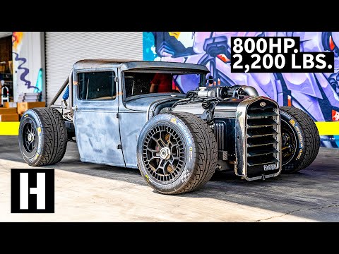 800hp Coyote Powered Hot Rod... on LeMans Wheels?? Mike Burroughs Ford Model A truck