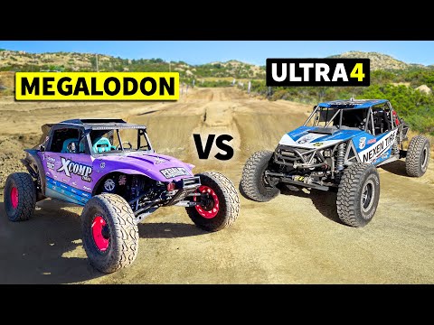 Desert Buggy Duel - Blake Wilkey’s Megalodon vs Top Shelf Ultra4 UTV // THIS vs THAT Off-Road