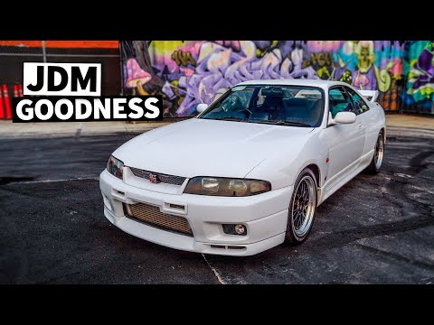 Hitting our Giveaway 1996 Nissan Skyline GT-R R33 with Motegis and Yokohamas!