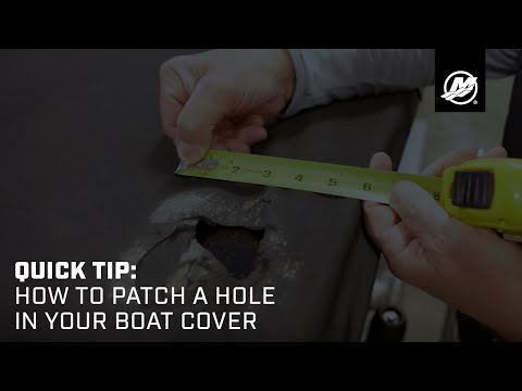 Quick Tip: How to Patch a Hole in Your Boat Cover