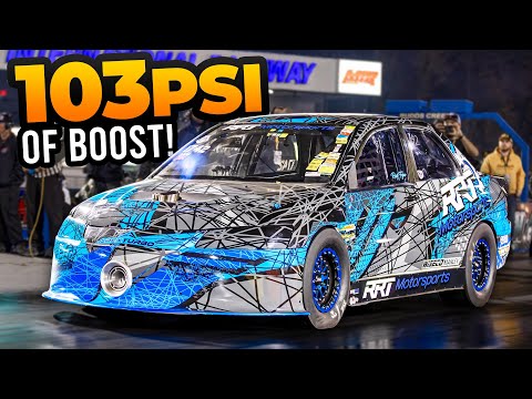 1900HP Evo 8 on 103PSI OF BOOST! (2.0L 4G63 SCREAMS 11,500RPM)