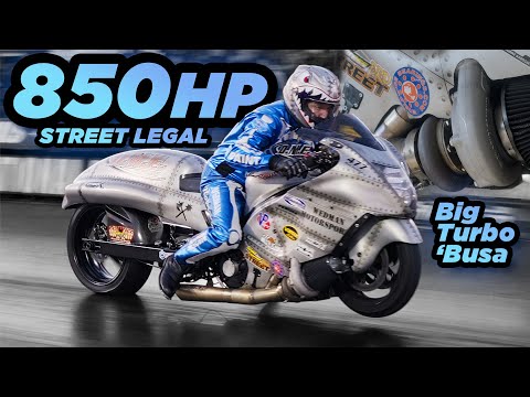 850HP Street Legal Bike | 233MPH TURBO HAYABUSA (The Fastest Street Legal Bikes on the Planet)